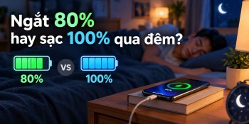 SẠC iPHONE ĐÚNG CÁCH 2026 Nên ngắt ở 80% hay sạc 100% qua đêm? 🔋