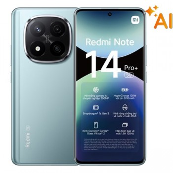 Điện thoại Xiaomi Redmi Note 14 Pro+ 5G 12GB/512GB (GIÁ THEO NGÀY )