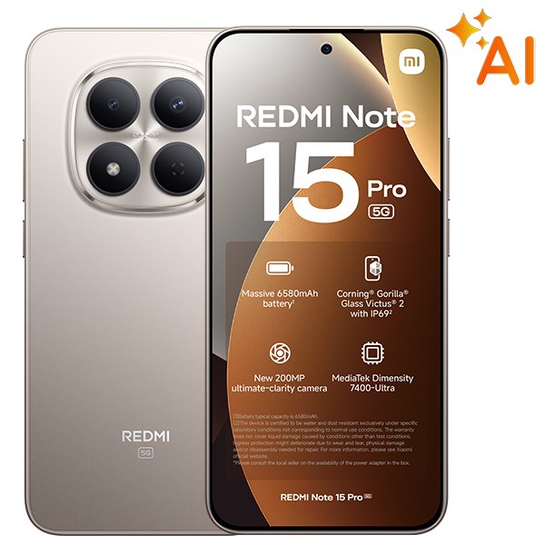 Điện thoại Xiaomi Redmi Note 15 Pro 5G 12GB/256GB ( giá theo ngày )