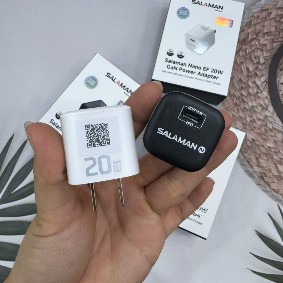 Cốc sạc nhanh Salaman 20W ( BẢO HÀNH 1 NĂM )