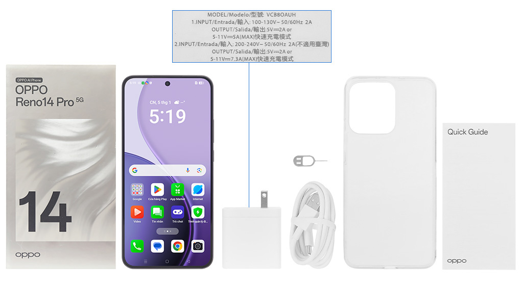 Oppo Reno 14 Pro 5G 12GB/512GB  NEW ( giá theo ngày )