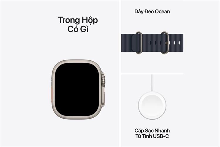 Apple Watch Ultra 2 GPS + Cellular 49mm viền Titanium dây Ocean