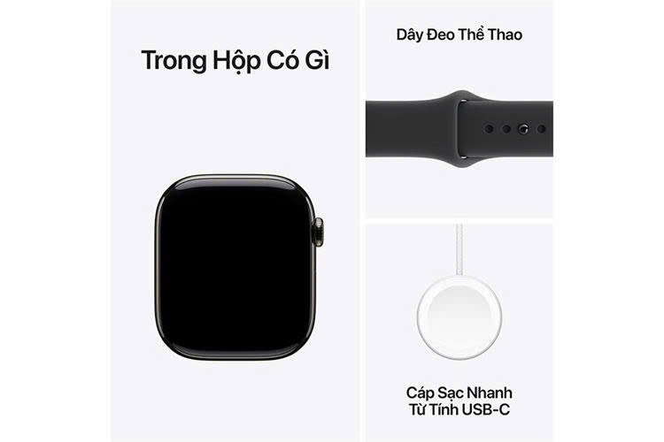 Apple Watch Series 11 GPS + Cellular 46mm viền Titanium dây thể thao