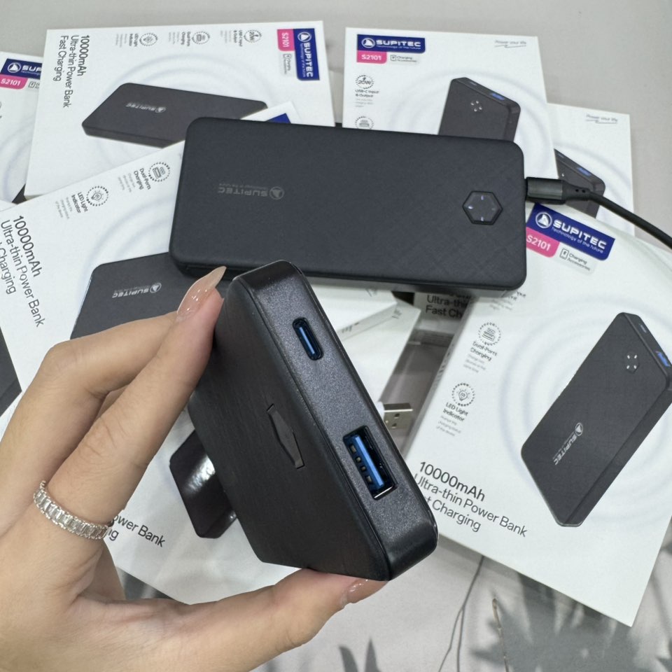 Sạc dự phòng Supitec 10000mAh ( Bảo hành 6 tháng )
